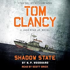 Tom Clancy Shadow State Audiolibro Por M.P. Woodward arte de portada