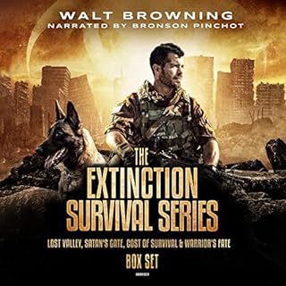 The Extinction Survival Series Box Set Audiolibro Por Walt Browning arte de portada