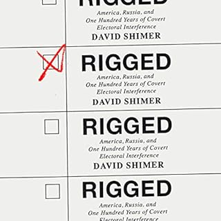 Rigged Audiolibro Por David Shimer arte de portada