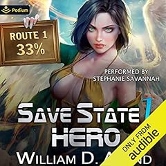 Save State Hero Audiolibro Por William D. Arand arte de portada