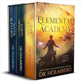 Elemental Academy Boxset Audiolibro Por D.K. Holmberg arte de portada