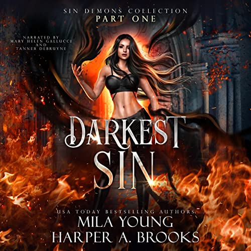 Darkest Sin: Books 1-3 Audiolibro Por Mila Young, Harper A. Brooks arte de portada