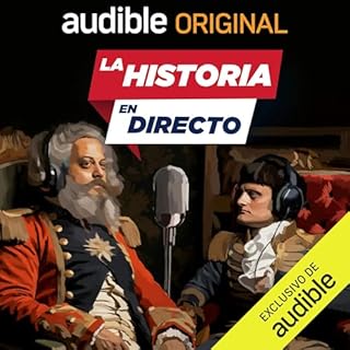 Diseño de la portada del título La historia en directo