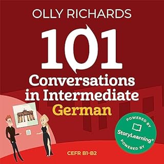 101 Conversations in Intermediate German Audiolibro Por Olly Richards arte de portada