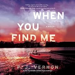 When You Find Me Audiolibro Por P. J. Vernon arte de portada