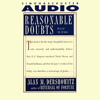 Reasonable Doubts Audiolibro Por Alan M. Dershowitz arte de portada