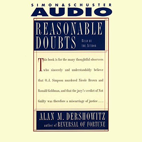 Reasonable Doubts Audiolibro Por Alan M. Dershowitz arte de portada