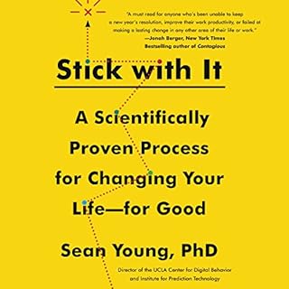 Stick with It Audiolibro Por Sean D. Young arte de portada