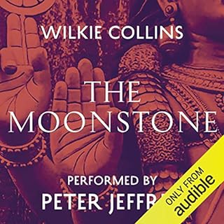 The Moonstone Audiolibro Por Wilkie Collins arte de portada