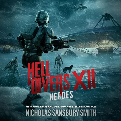 Hell Divers XII: Heroes Audiolibro Por Nicholas Sansbury Smith arte de portada