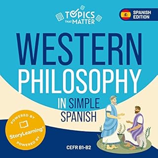 Western Philosophy in Simple Spanish Audiolibro Por Olly Richards arte de portada