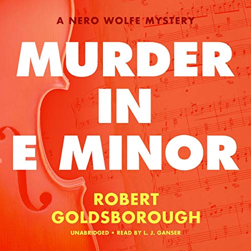 Murder in E Minor Audiolibro Por Robert Goldsborough arte de portada