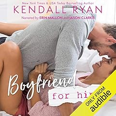 Boyfriend for Hire Audiolibro Por Kendall Ryan arte de portada