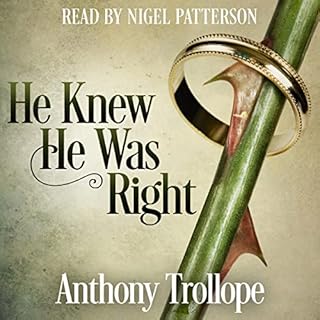 He Knew He Was Right Audiolibro Por Anthony Trollope arte de portada