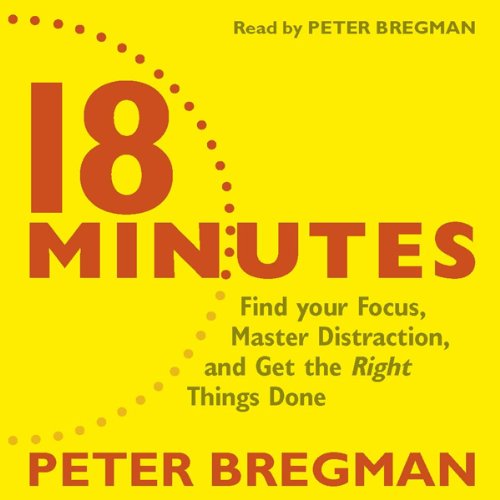 18 Minutes Audiolibro Por Peter Bregman arte de portada