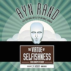 The Virtue of Selfishness Audiolibro Por Ayn Rand arte de portada