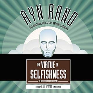 The Virtue of Selfishness Audiolibro Por Ayn Rand arte de portada