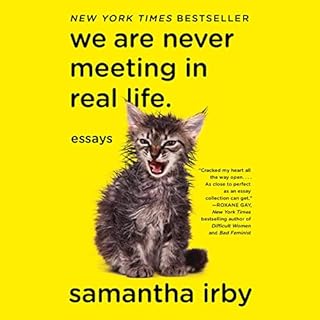 We Are Never Meeting in Real Life Audiolibro Por Samantha Irby arte de portada