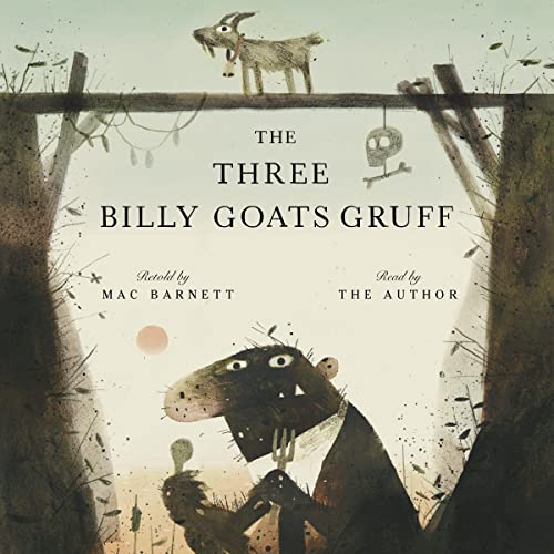 The Three Billy Goats Gruff Audiolibro Por Mac Barnett, Jon Klassen - illustrator arte de portada