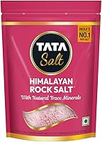 Tata Salt Himalayan Rock Salt, Premium Sendha Namak, with Natural Trace Minerals, 1kg Pouch