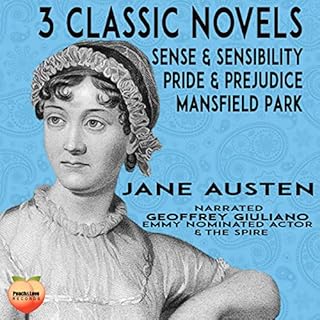 3 Classic Novels Audiolibro Por Jane Austen arte de portada