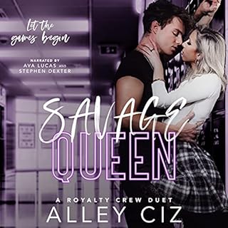 Savage Queen: A Royalty Crew U of J Spin-Off Novel Audiolibro Por Alley Ciz arte de portada