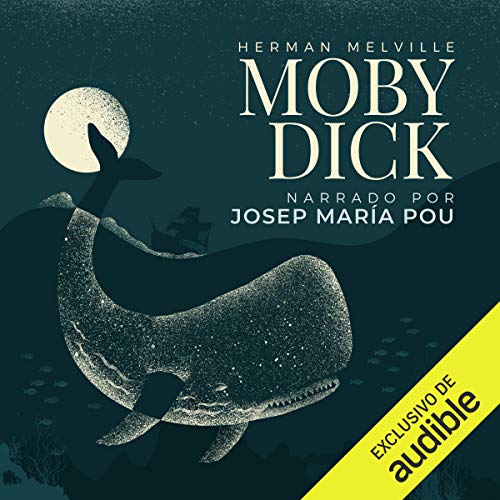 Diseño de la portada del título Moby Dick