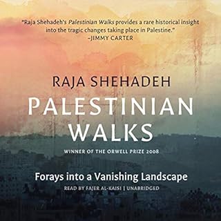 Palestinian Walks Audiolibro Por Raja Shehadeh arte de portada