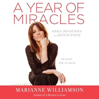 A Year of Miracles Audiolibro Por Marianne Williamson arte de portada