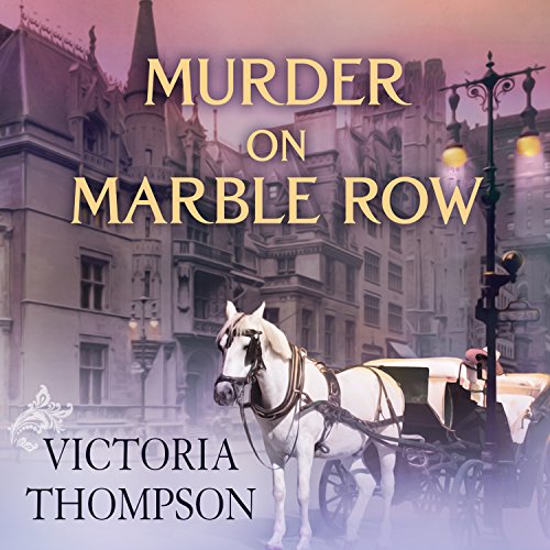 Murder on Marble Row Audiolibro Por Victoria Thompson arte de portada