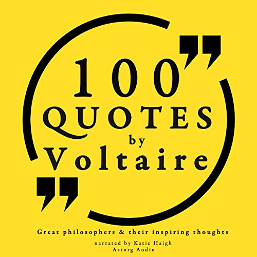 Page de couverture de 100 Quotes by Voltaire