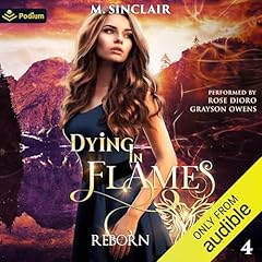 Dying in Flames Audiolibro Por M. Sinclair arte de portada