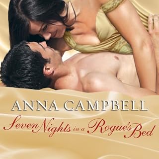 Seven Nights in a Rogue's Bed Audiolibro Por Anna Campbell arte de portada