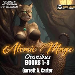 Atomic Mage Omnibus Books 1-3 Audiolibro Por Garrett A. Carter arte de portada