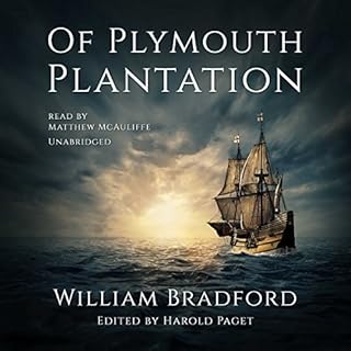 Of Plymouth Plantation Audiolibro Por William Bradford, Harold Paget arte de portada