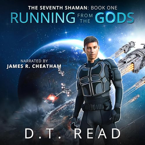 Running from the Gods Audiolibro Por D.T. Read arte de portada