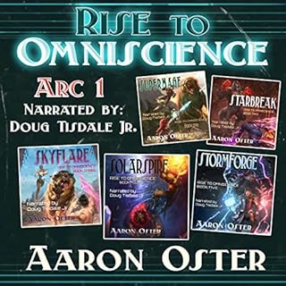Rise to Omniscience Books 1-5: Pinnacle Kings Arc Audiobook By Aaron Oster cover art