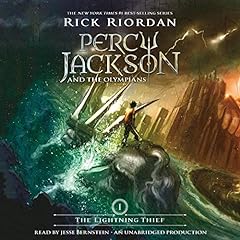 The Lightning Thief Audiolibro Por Rick Riordan arte de portada