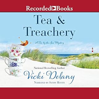 Tea and Treachery Audiolibro Por Vicki Delany arte de portada