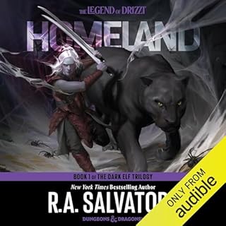 Homeland Audiolibro Por R. A. Salvatore arte de portada