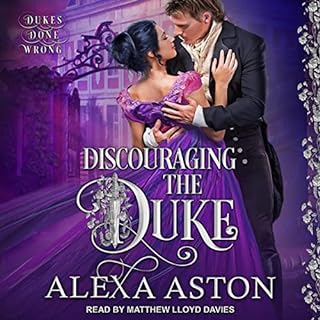 Discouraging the Duke Audiolibro Por Alexa Aston arte de portada