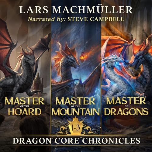 Dragon Core Chronicles Omnibus, Books 1-3 Audiolibro Por Lars Machm&uuml;ller arte de portada