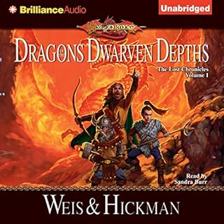 Dragons of the Dwarven Depths Audiolibro Por Margaret Weis, Tracy Hickman arte de portada