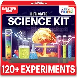 Einstein Box Ultimate Science Kit for Boys and Girls Ages 6-8-12-14| Birthday Gifts Ideas for Kids| STEM Learn