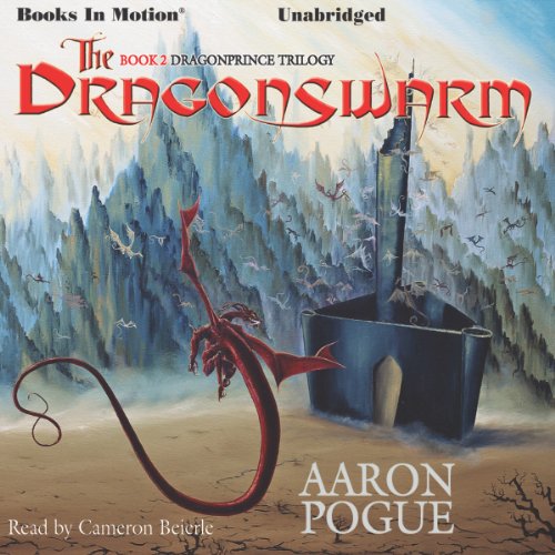 The Dragonswarm Audiolibro Por Aaron Pogue arte de portada