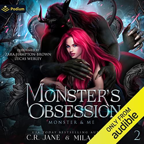 Diseño de la portada del título Monster's Obsession