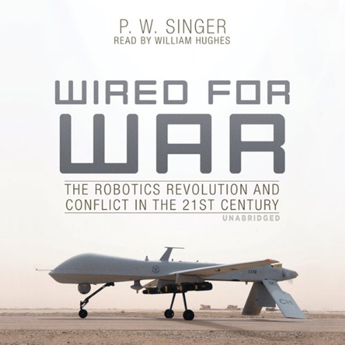 Wired for War Audiolibro Por P. W. Singer arte de portada