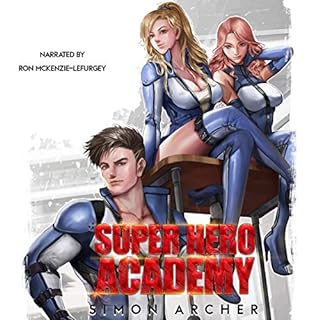 Super Hero Academy Audiolibro Por Simon Archer arte de portada