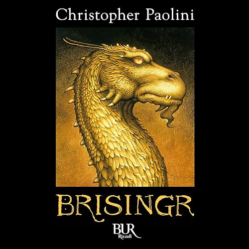 Brisingr Audiolibro Por Christopher Paolini arte de portada