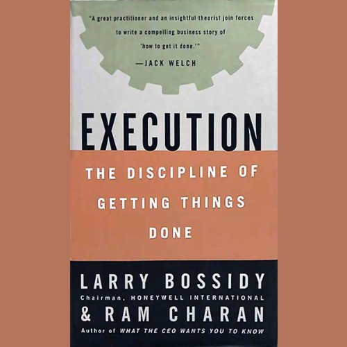 Execution Audiolibro Por Larry Bossidy, Ram Charan arte de portada